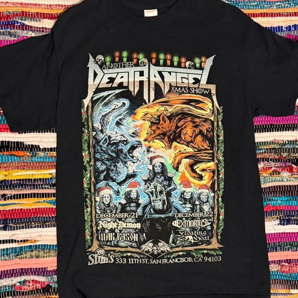 Death Angel 2018 X-mas show shirt
